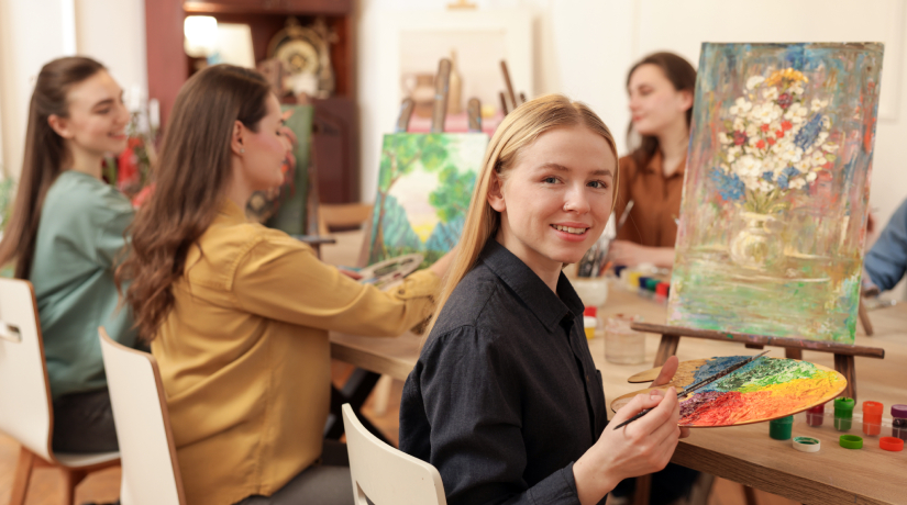 mission art center medium painting