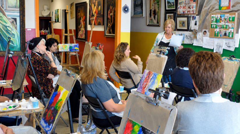 art healing class orange county mission art center